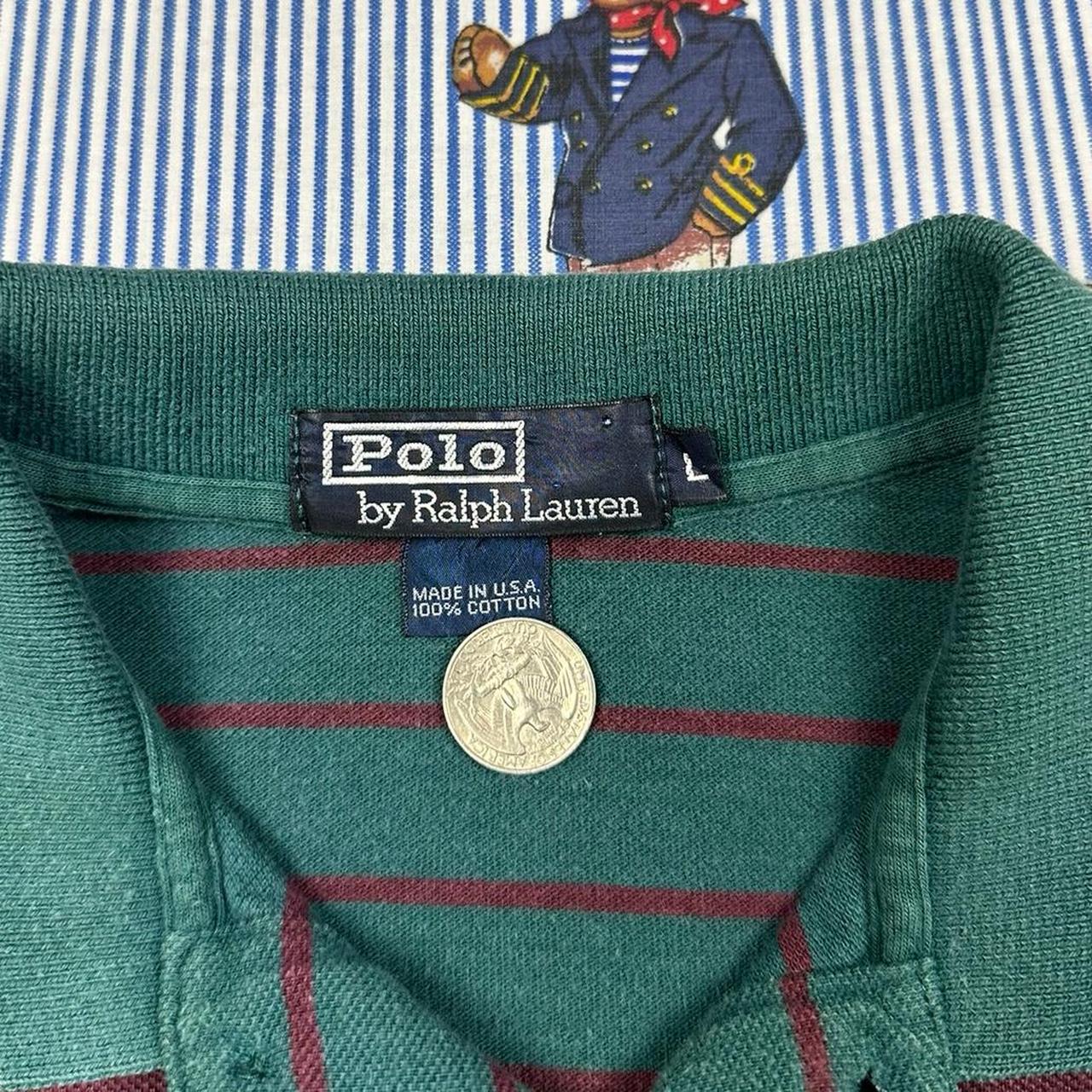 Polo Ralph Lauren Men's Polo shirt - Green/Multi … - image 6