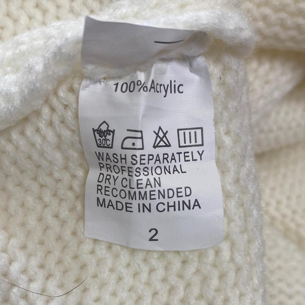 Source Unknown Women's Sweater - Black/White - XL… - image 6