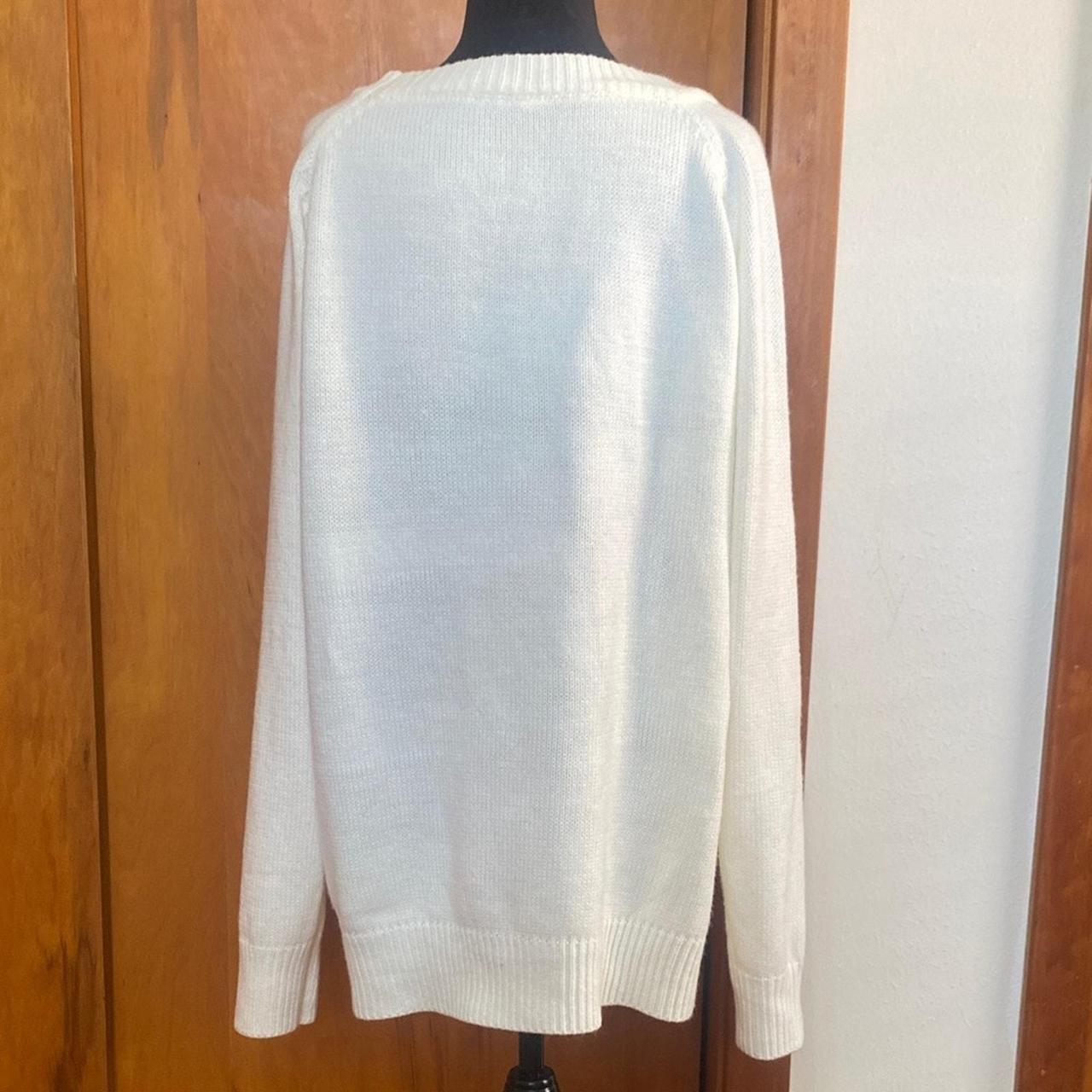 Source Unknown Women's Sweater - Black/White - XL… - image 3