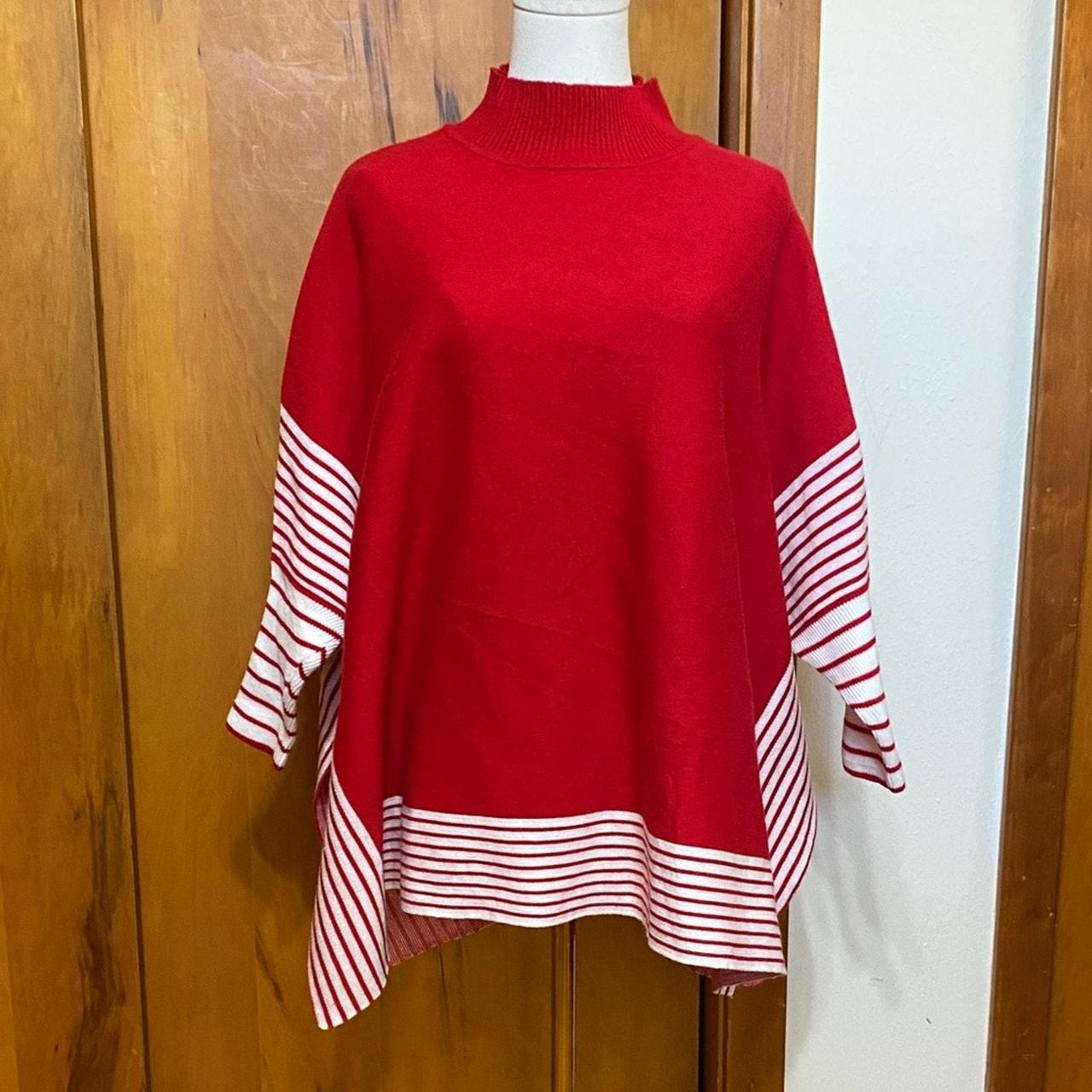 Source Unknown Women's Sweater - Red/White - XL –… - image 1