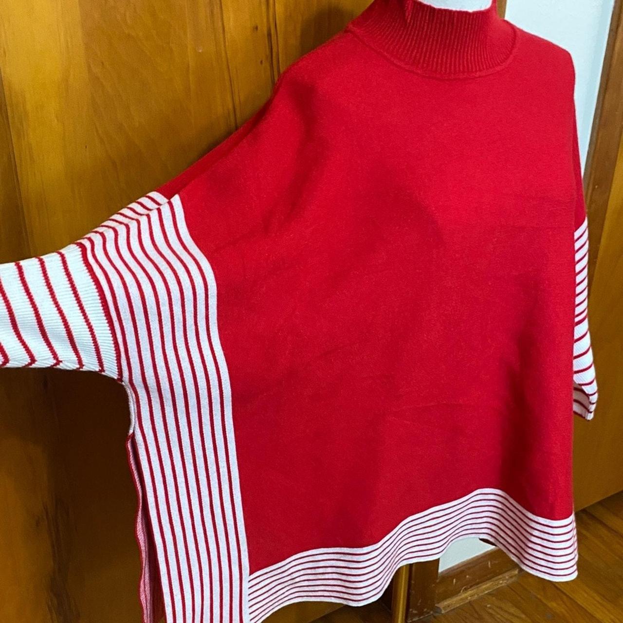 Source Unknown Women's Sweater - Red/White - XL –… - image 2