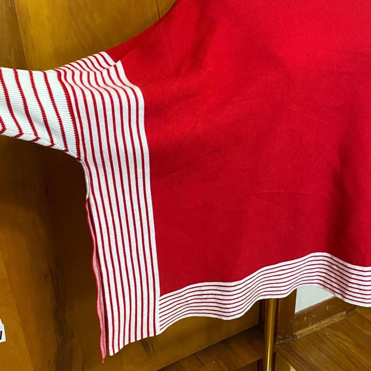 Source Unknown Women's Sweater - Red/White - XL –… - image 3
