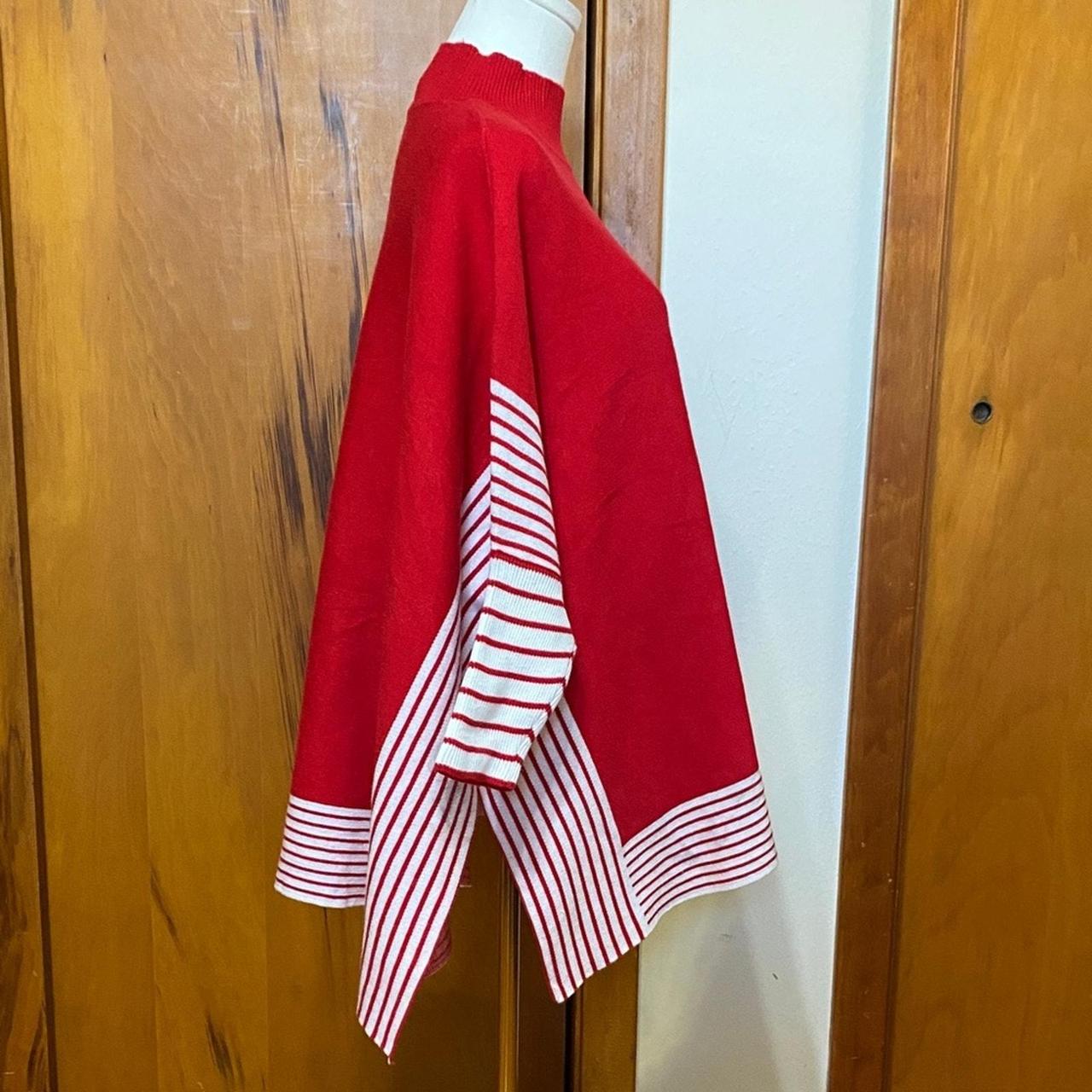 Source Unknown Women's Sweater - Red/White - XL –… - image 4