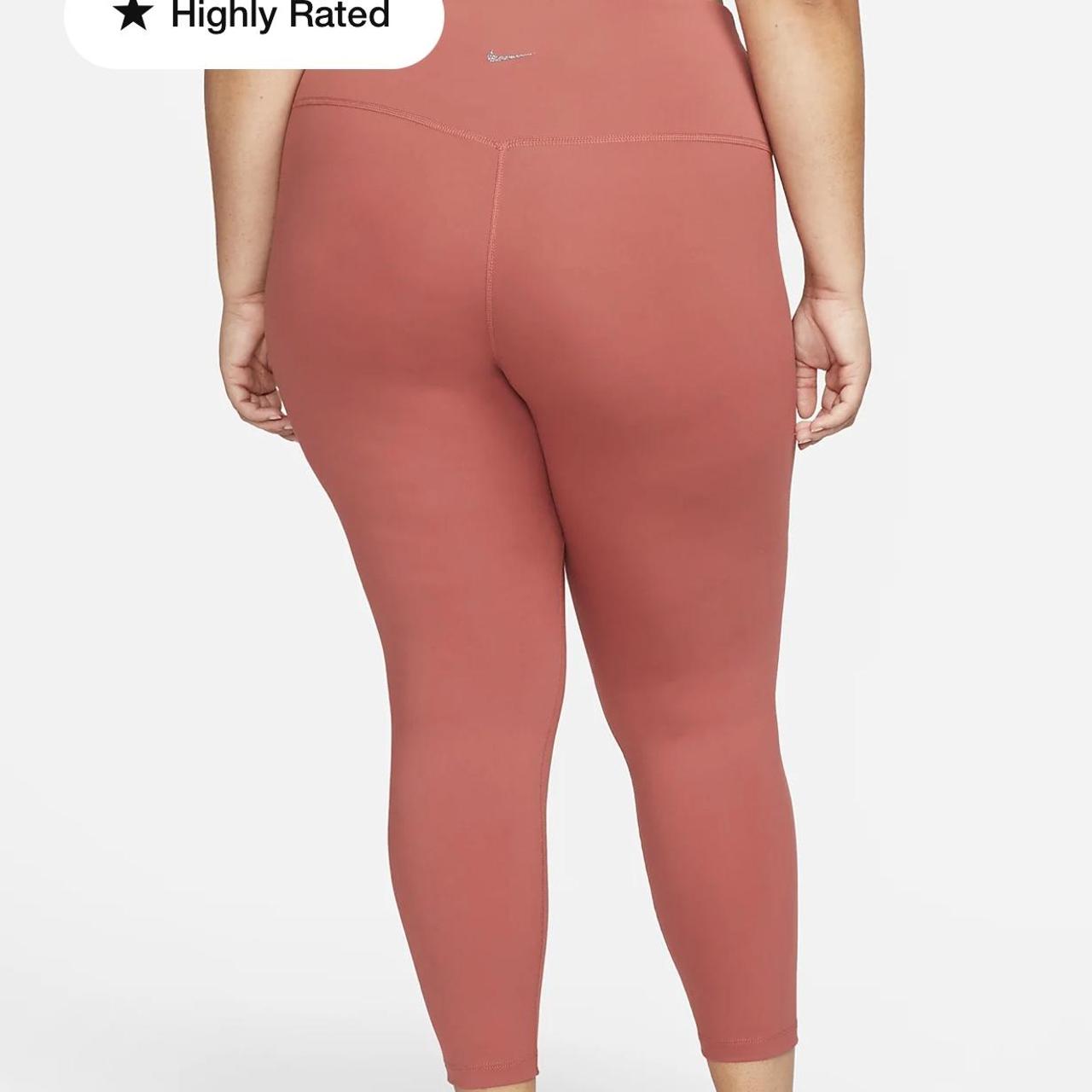 Nike Brand New Plus Size Coral Leggings. I needed a - Depop