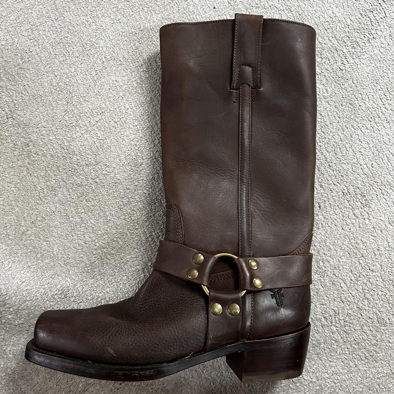frye biker boots