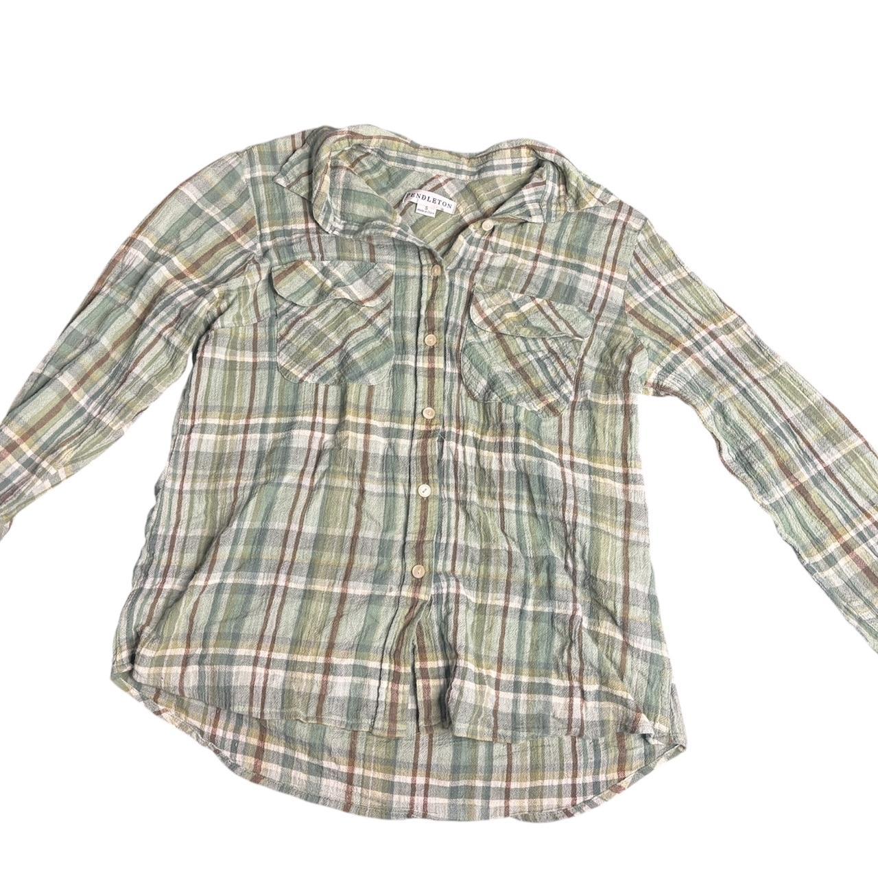 Pendleton Women's Top - Green/Multi - S – Pendlet… - image 1
