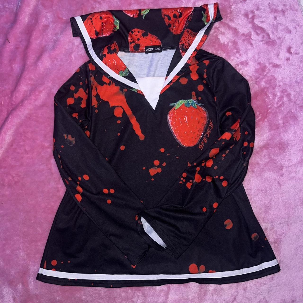 gurokawaii AC/DC rag bloody yandere seifuku sailor... - Depop