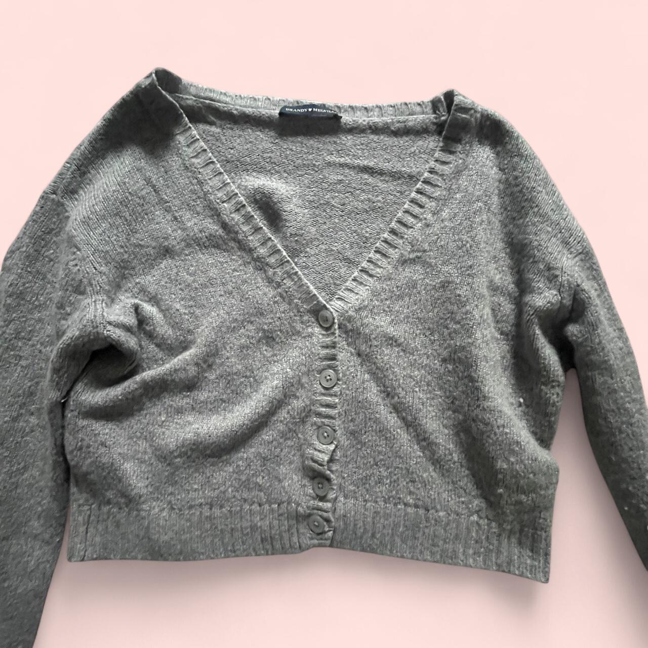 Brandy Melville Women's Cardigan Grey XS – Grey Brandy