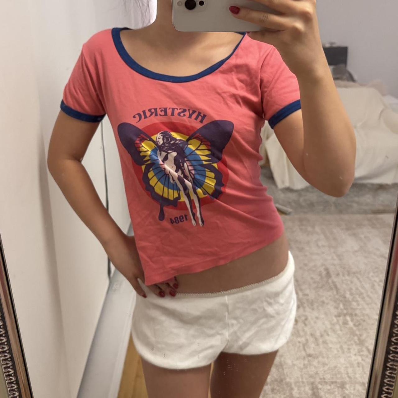 Hysteric glamour-baby-tee - Depop