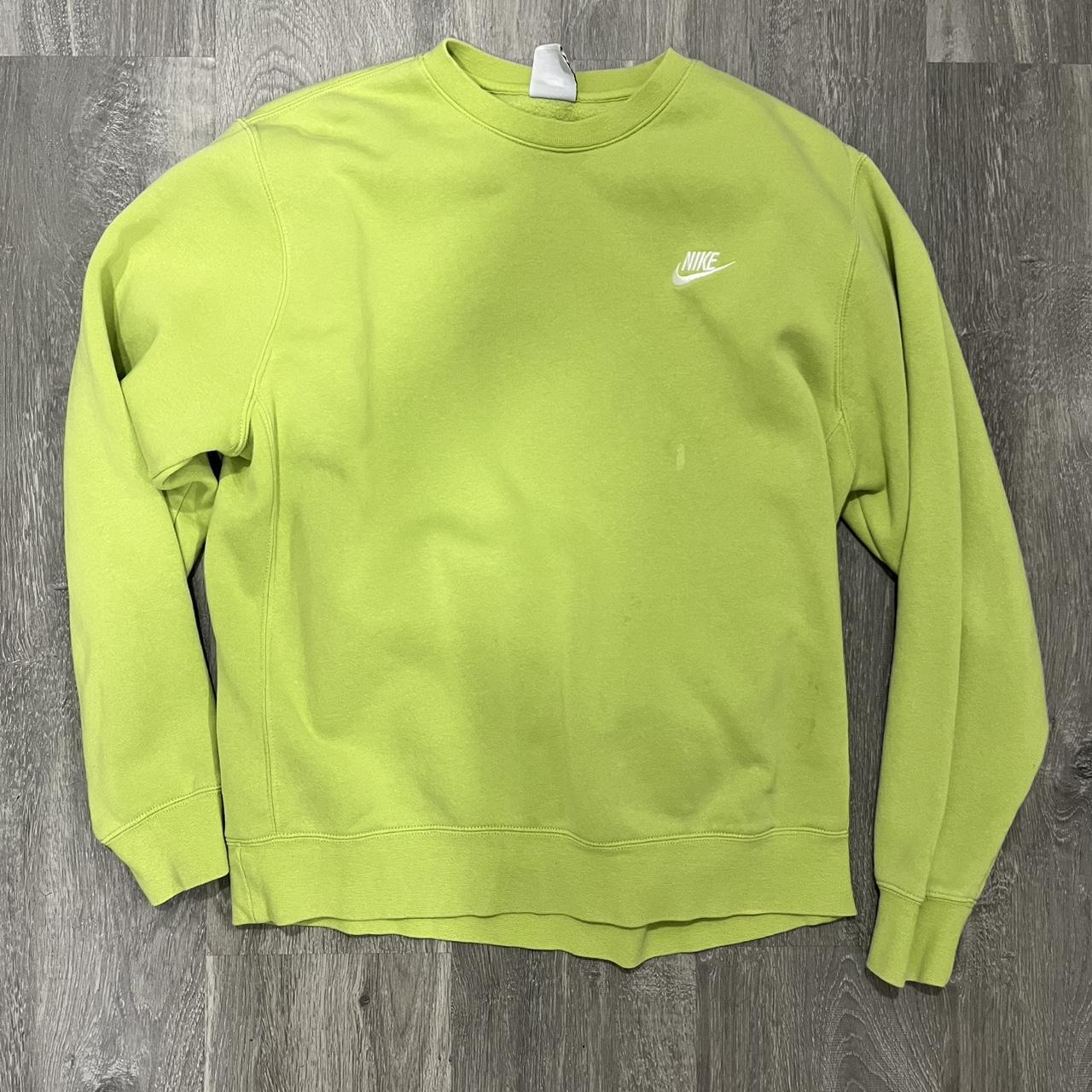 Green nike crewneck sweatshirt depop