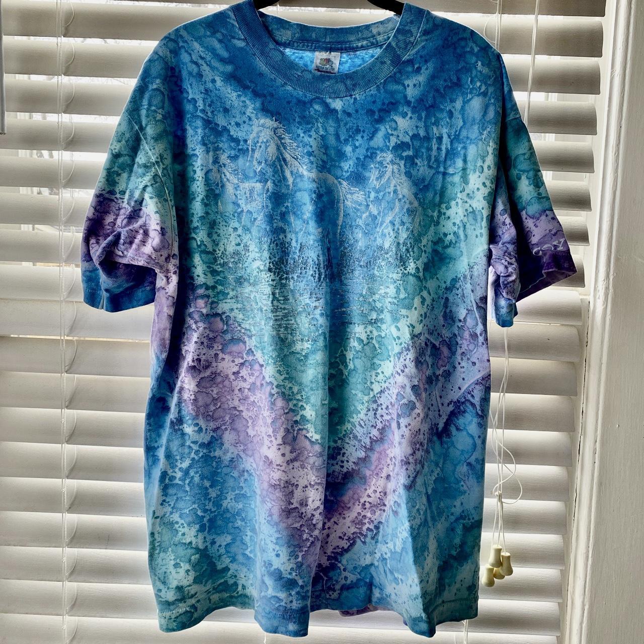 Vintage fruit of the loom Xl horse tie dye. Love the... - Depop