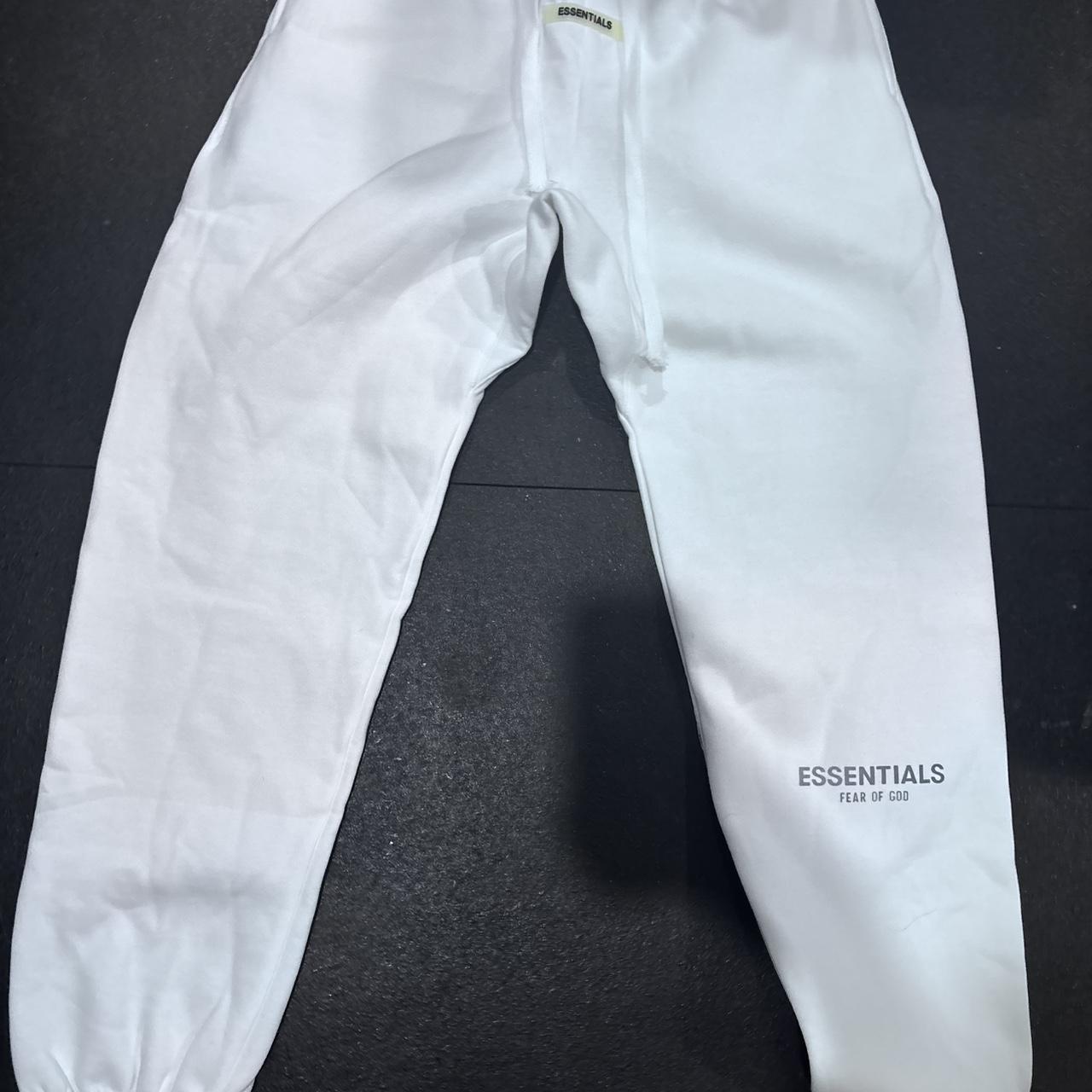 Essentials Men's Sweatpants - White - M – White E… - image 2