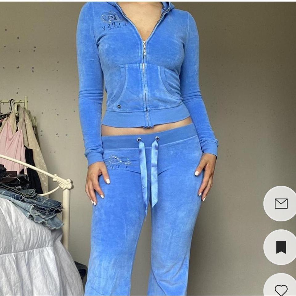 REPOP blue lipsy tracksuit size 8 Both bottoms and. Depop