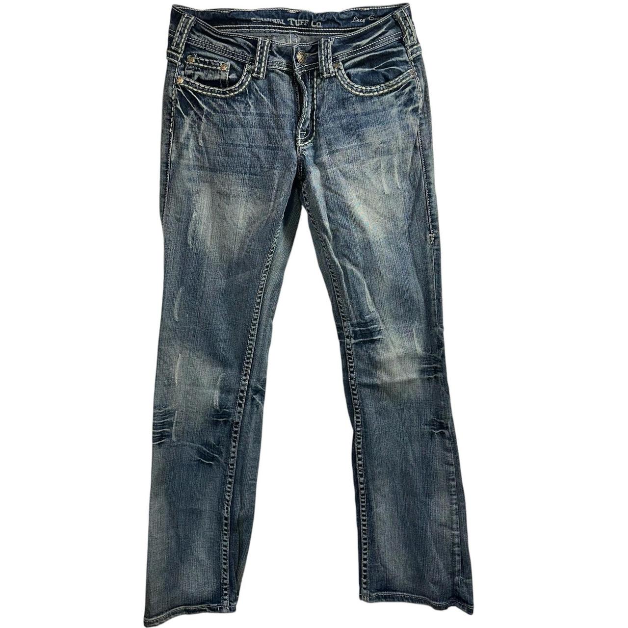 Source Unknown Women's Bootcut Embellished Jeans … - image 2