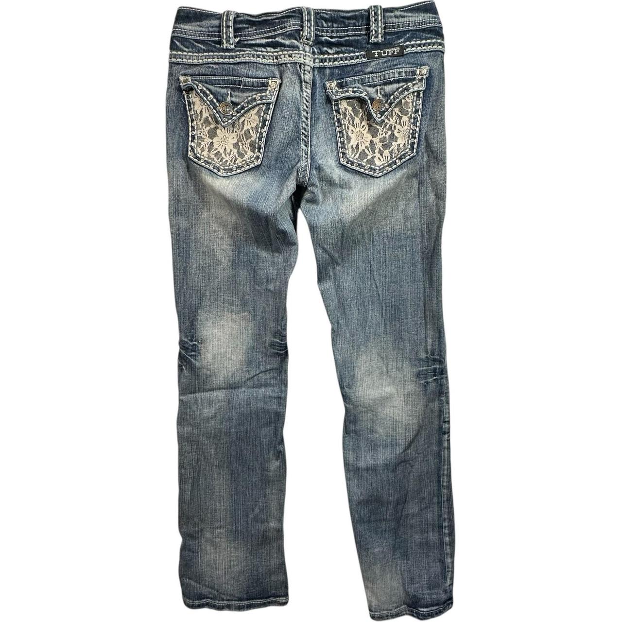 Source Unknown Women's Bootcut Embellished Jeans … - image 1