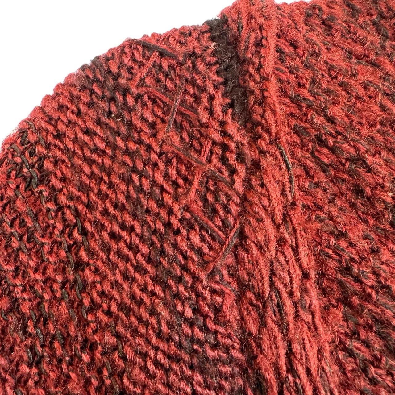 Source Unknown Women's Sweater - Red/Black - S – … - image 3