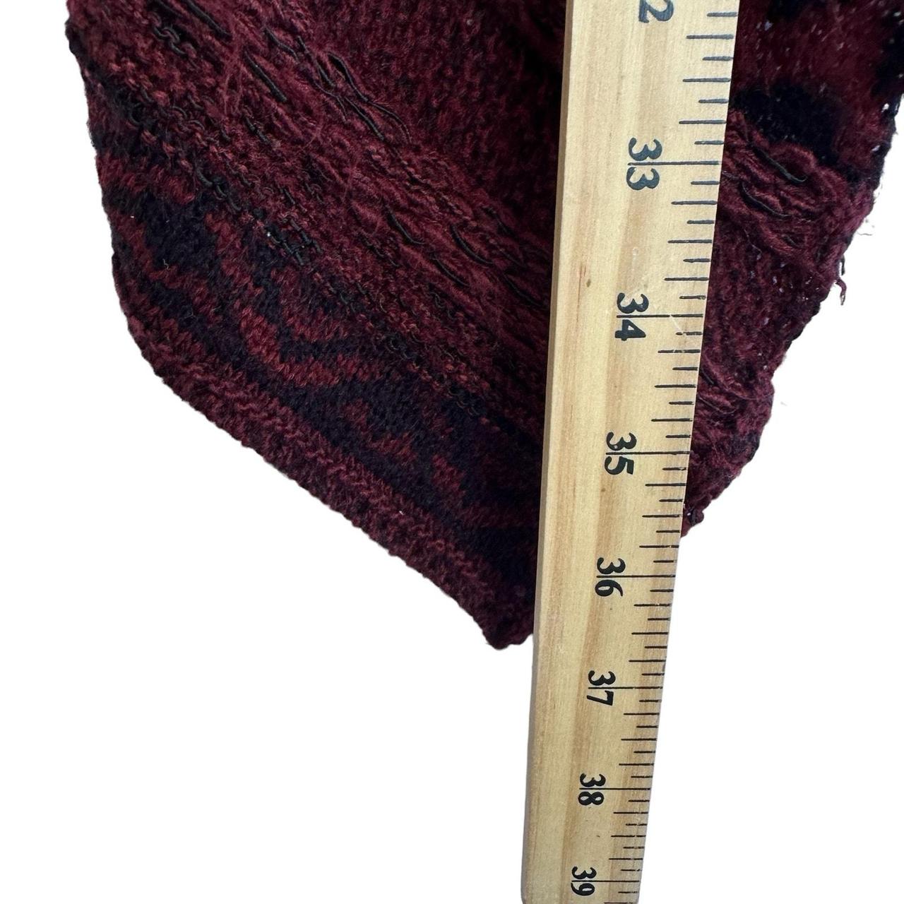 Source Unknown Women's Sweater - Red/Black - S – … - image 5