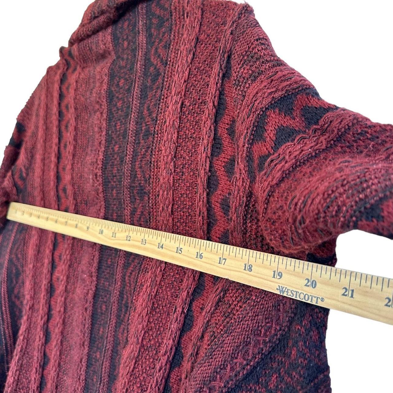 Source Unknown Women's Sweater - Red/Black - S – … - image 7