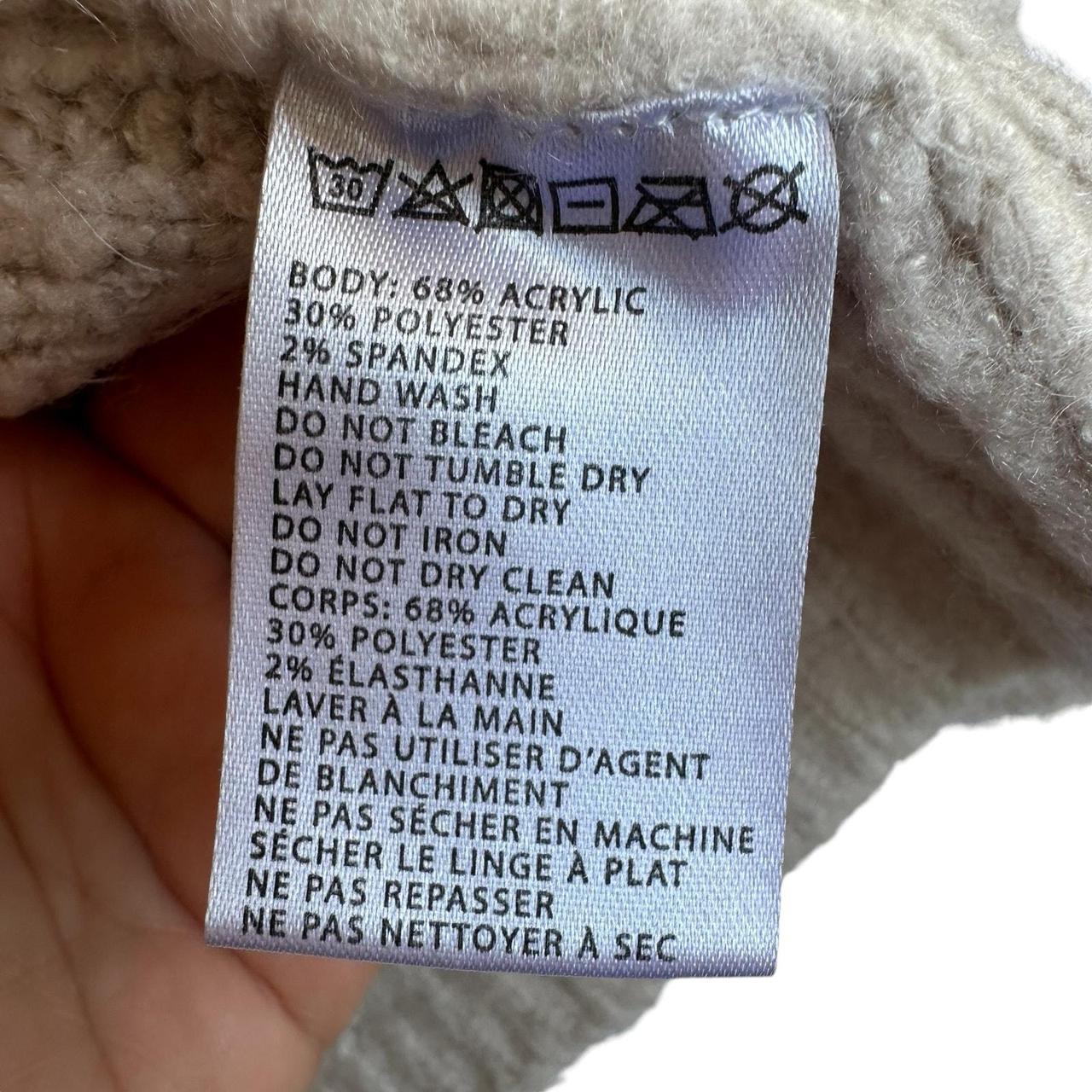 Source Unknown Women's Sweater - Cream - M – Trul… - image 8