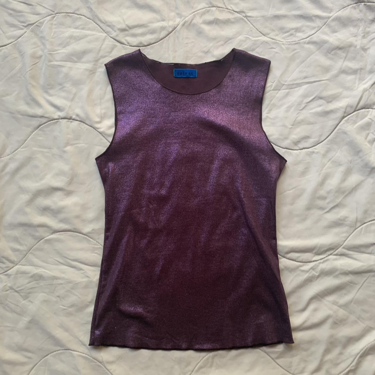Velvet Women's Purple Vest (2)