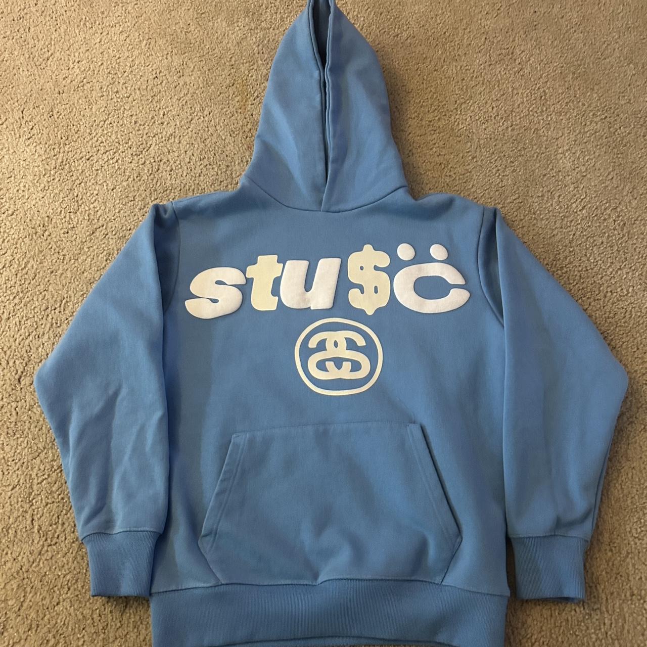 stussy x cpfm 8 ball pigment dyed hoodie. worn only | Depop