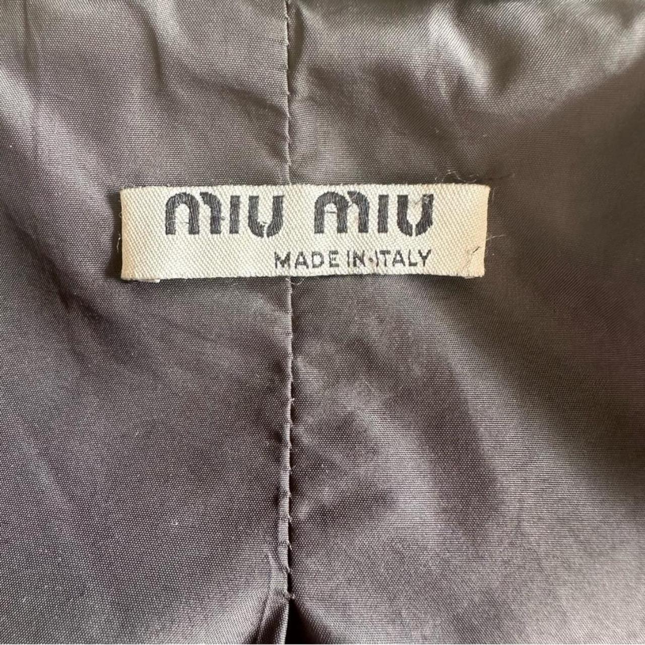 Miu Miu Women's Coat - Grey - 4 – Miu Miu long gr… - image 3