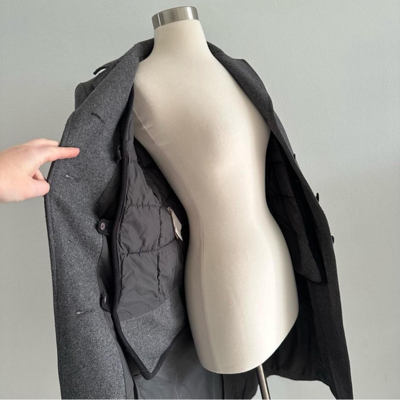 Miu Miu Women's Coat - Grey - 4 – Miu Miu long gr… - image 6