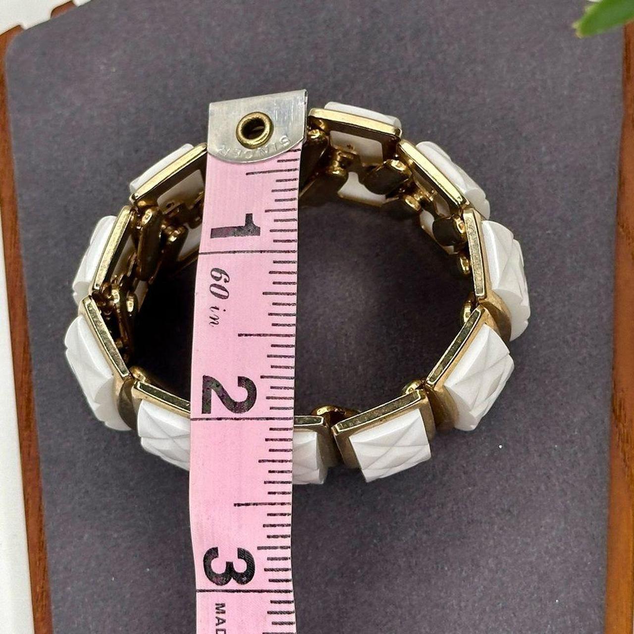 Source Unknown Women's Bracelet - Gold/White – Vi… - image 6