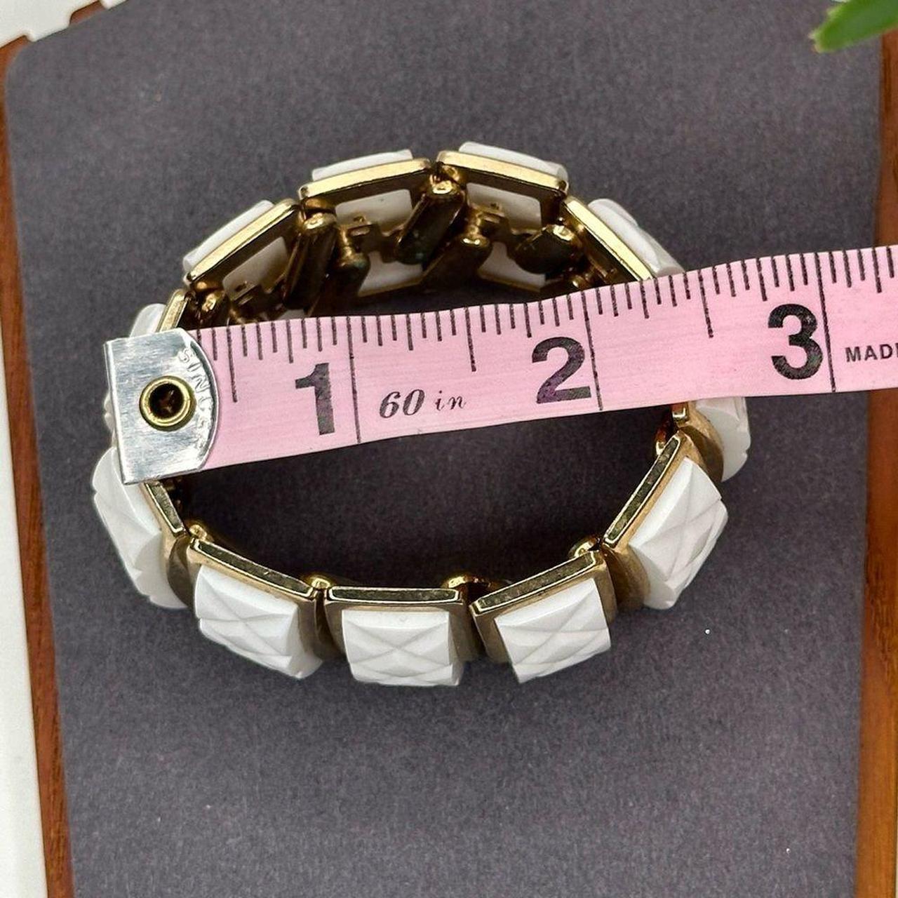 Source Unknown Women's Bracelet - Gold/White – Vi… - image 5
