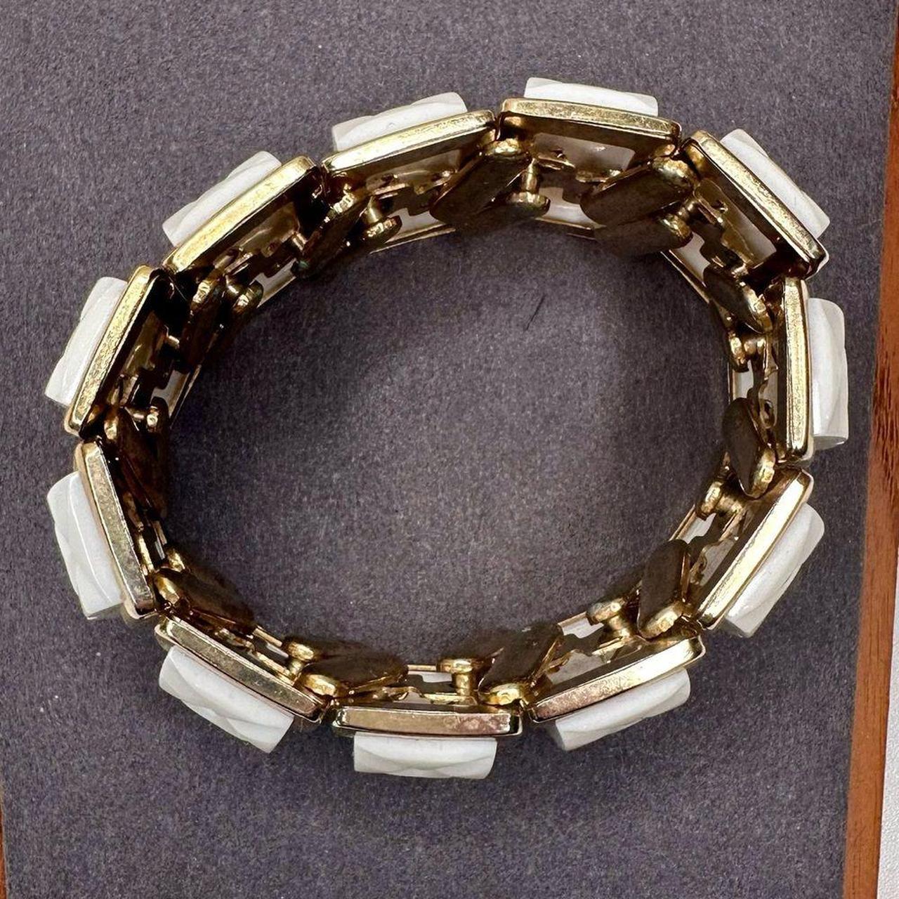 Source Unknown Women's Bracelet - Gold/White – Vi… - image 4