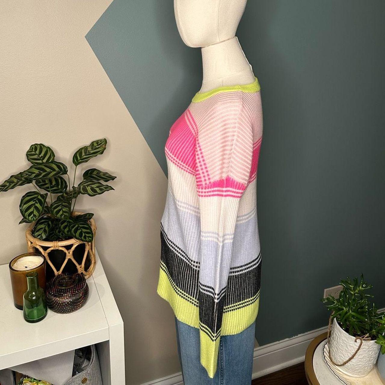 Source Unknown Women's Sweater - Yellow/Pink - M … - image 3