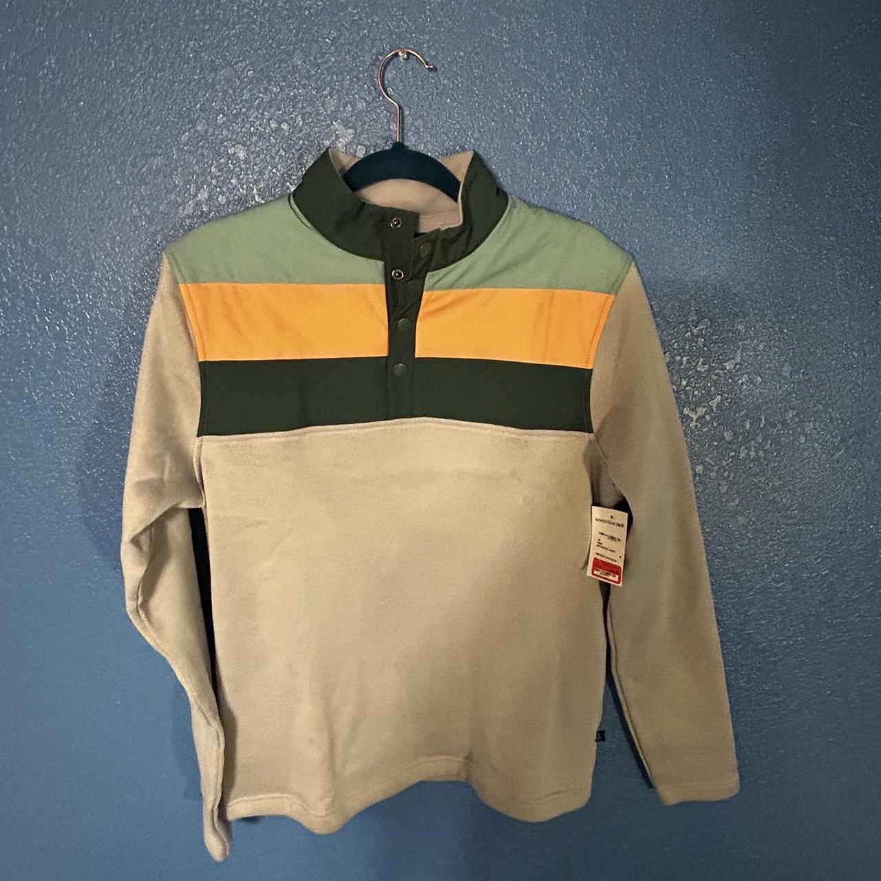 Palace Men's Sweatshirt - Multi/Grey - M – Swannies green and khaki quarter zip sweatshirt