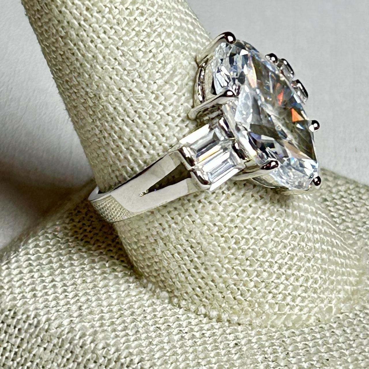 Women's Ring - Silver – Statement glam ring with … - image 3