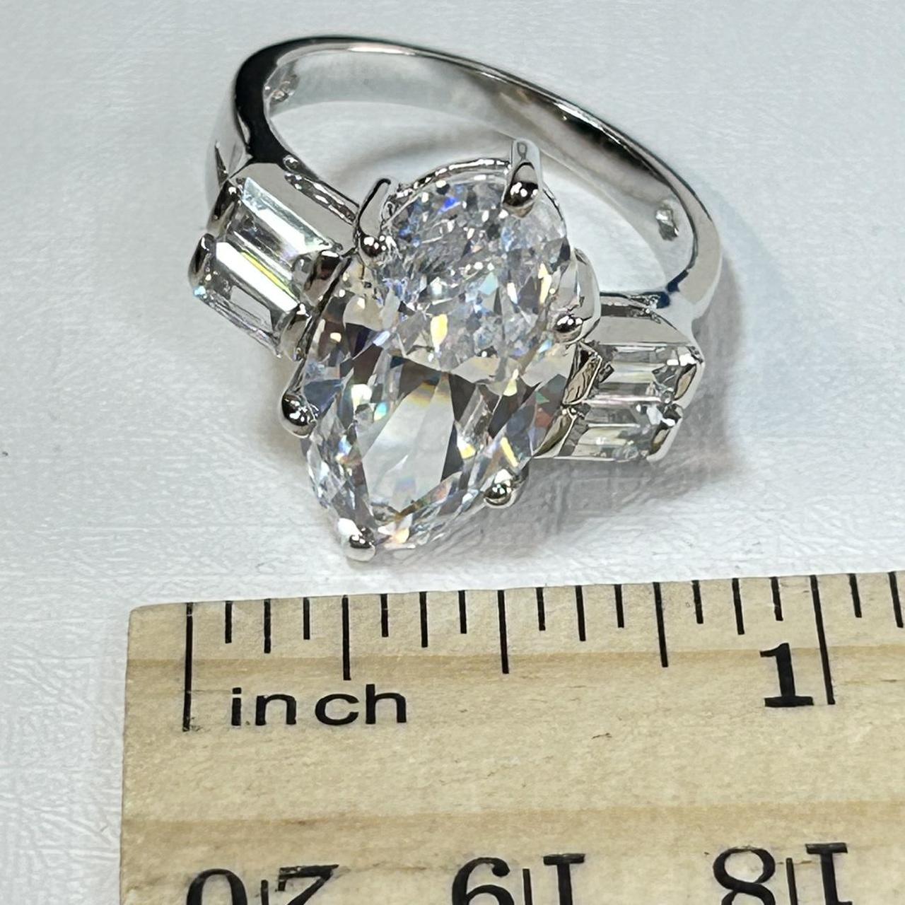 Women's Ring - Silver – Statement glam ring with … - image 6