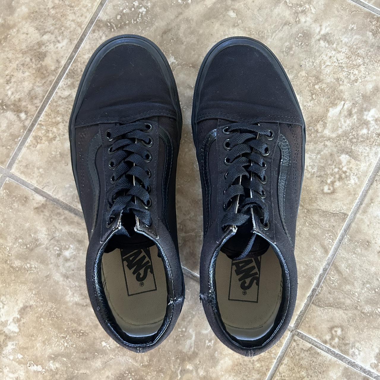 Vans Women's Sneakers Black US – black old skool vans