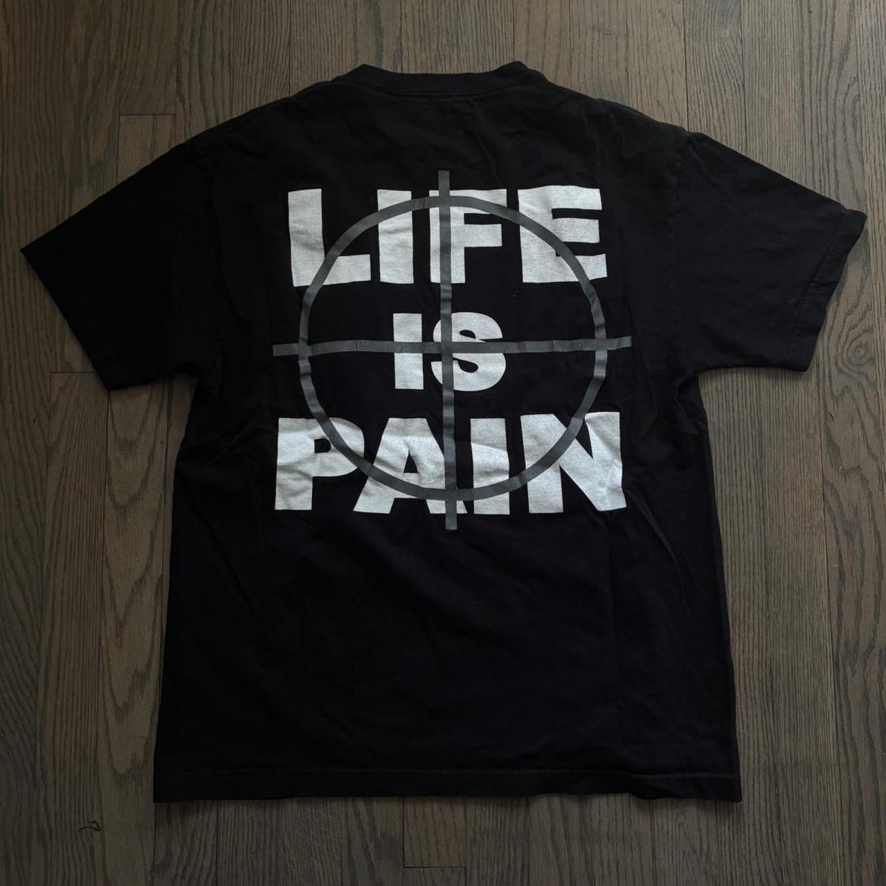 Life is pain shirt Merauder records #lifeispain... | Depop