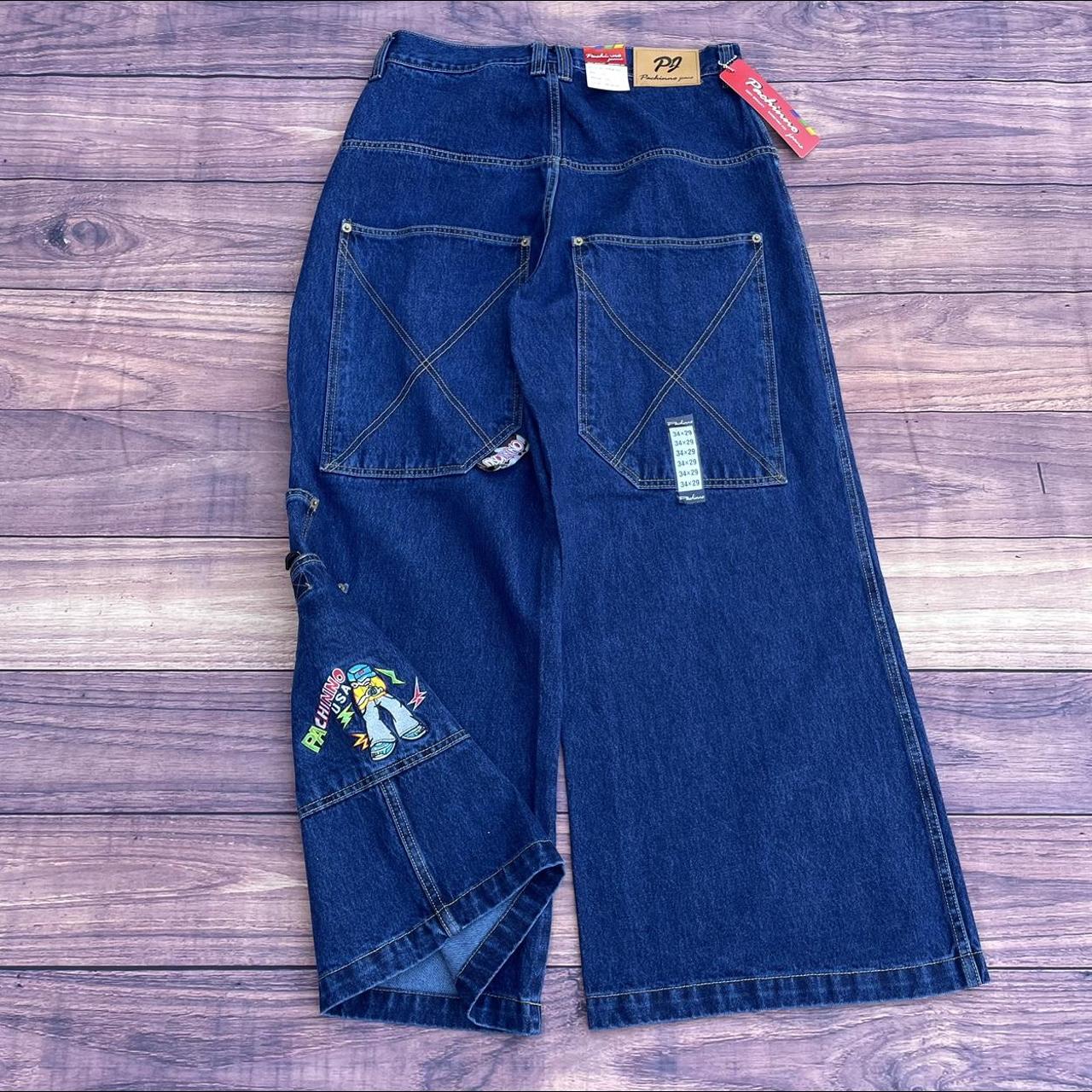 Y2K Vintage Pachinno Jnco Style Wide Leg Baggy Denim...