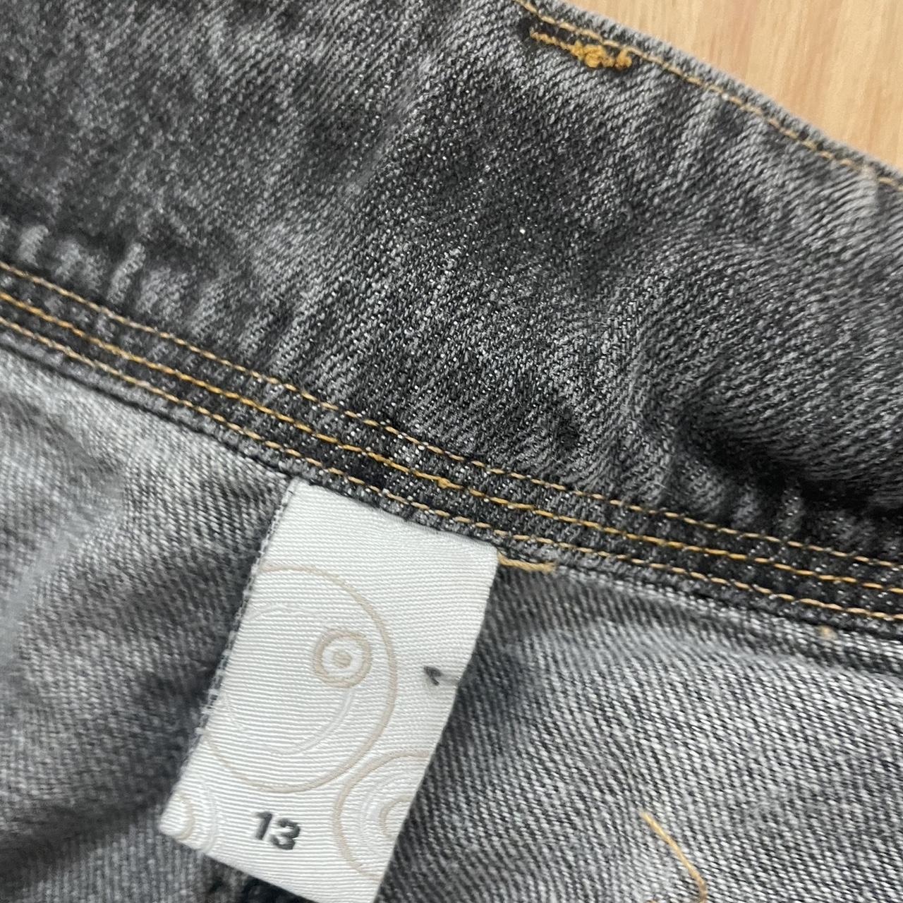 VINTAGE TARGET! Wide leg dark wash jeans with a peep... Depop