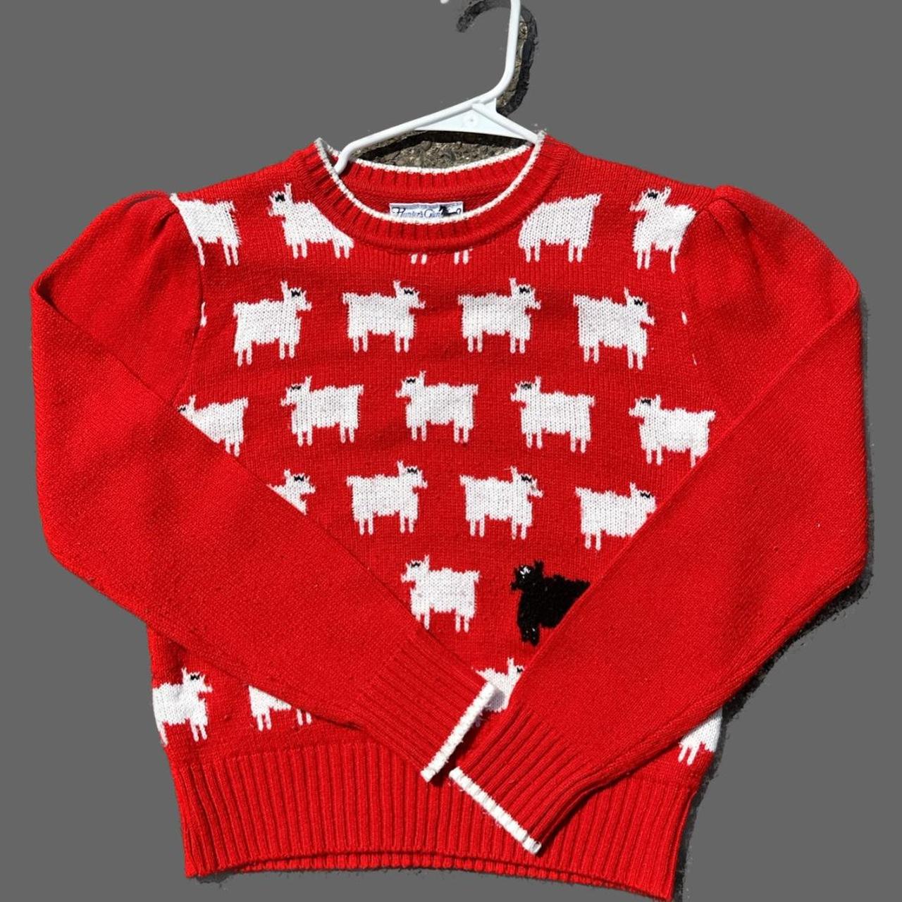 iconic princess diana sheep sweater 🐛authentic... - Depop