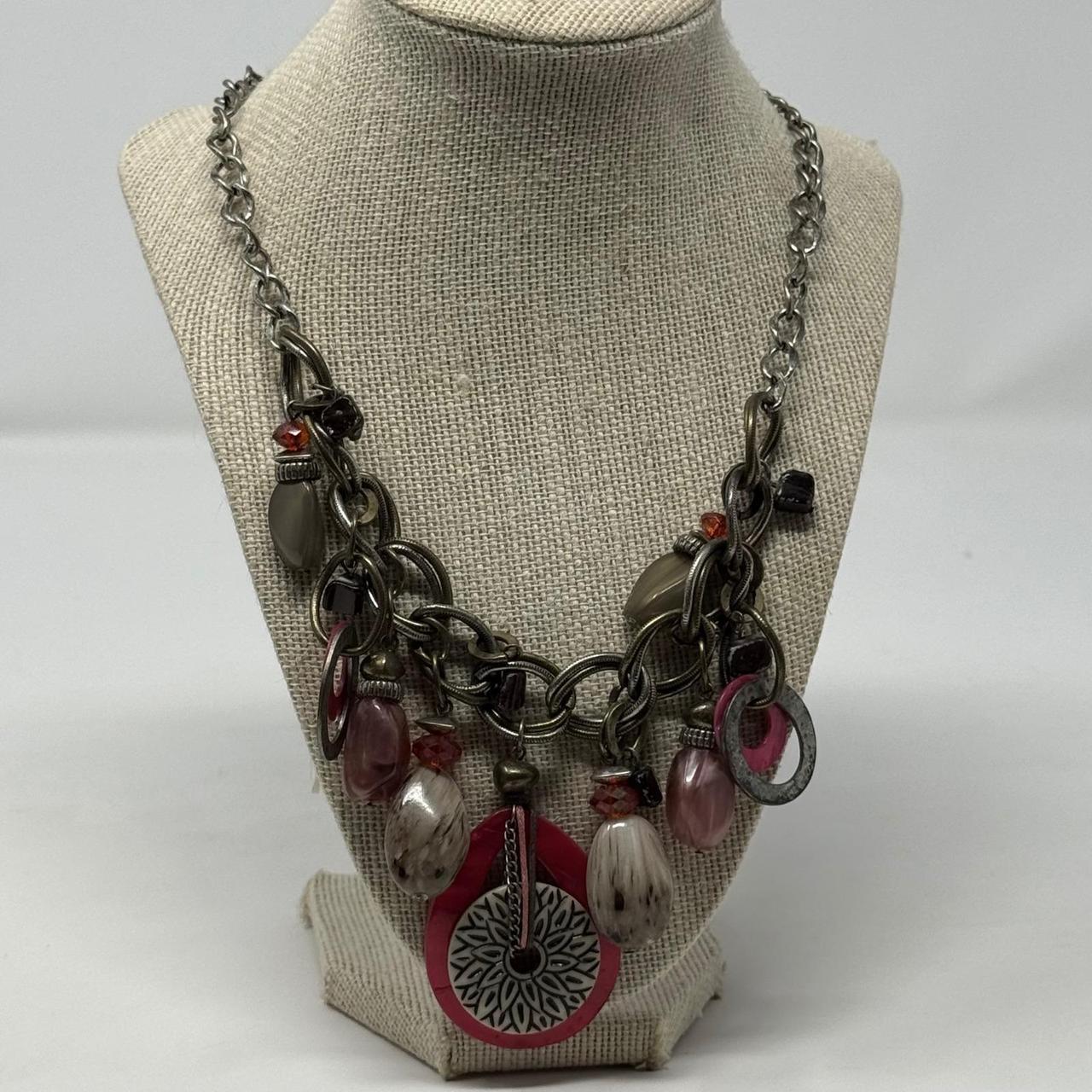 Ruby Rd. Women's Necklace - Pink/Silver – Ruby Rd… - image 1