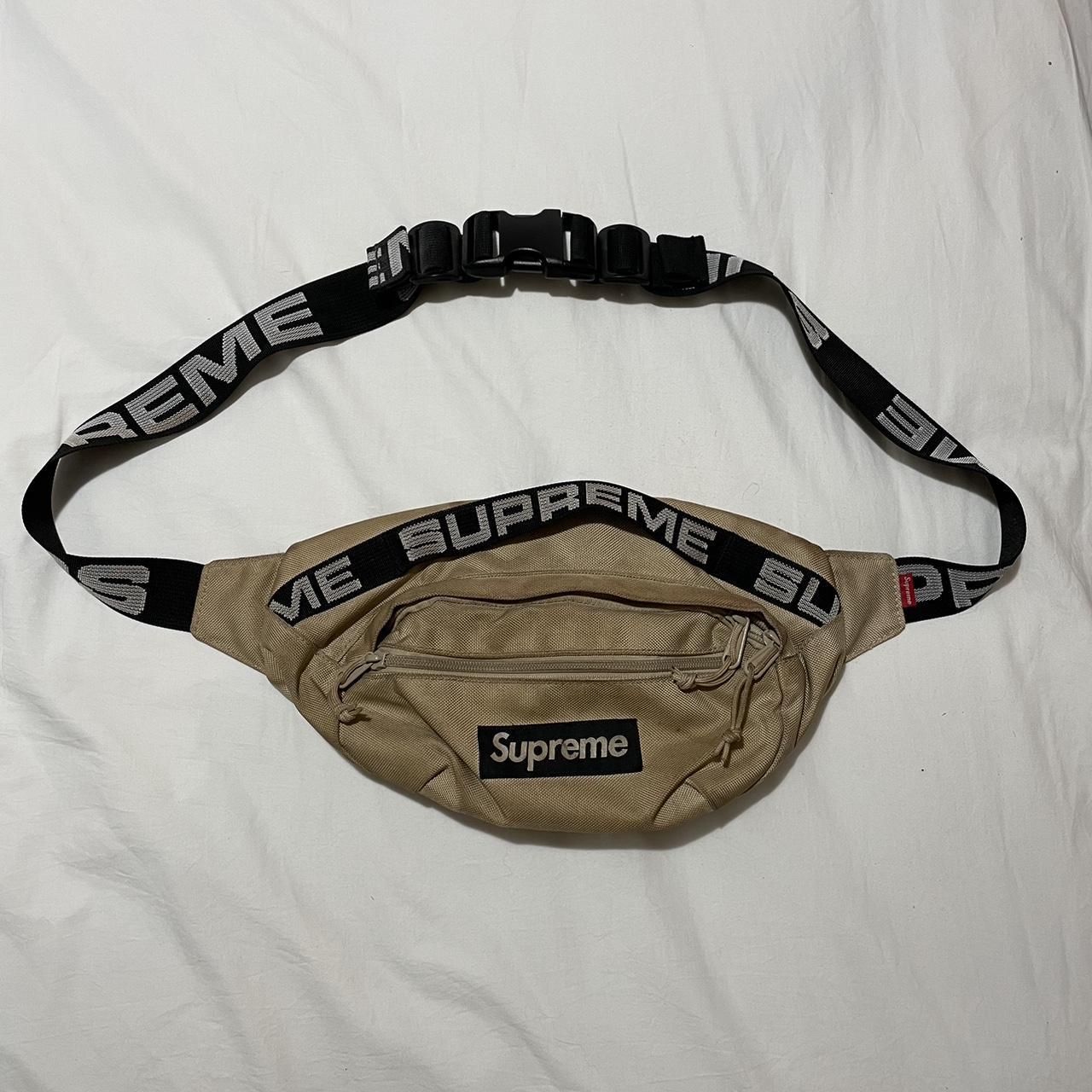 Supreme SS18 Nylon Shoulder Bag BLK - Depop