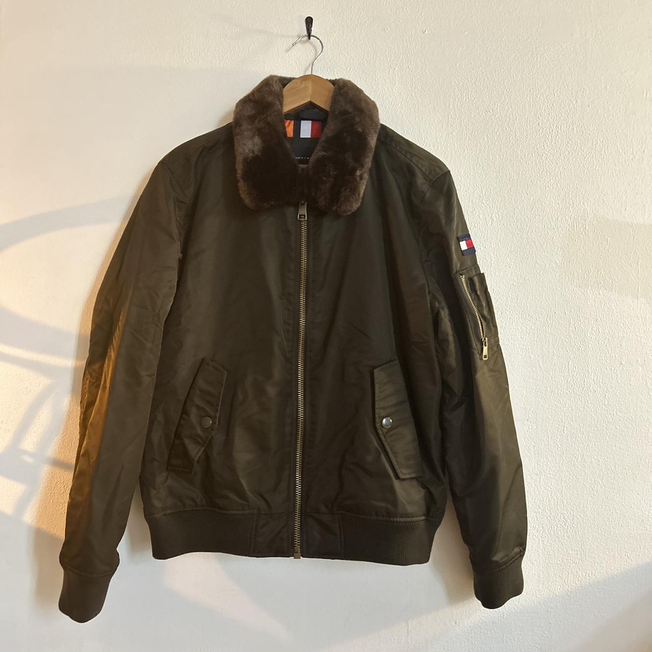 Tommy Hilfiger Women's Bomber Jacket - Khaki/Gree… - image 1