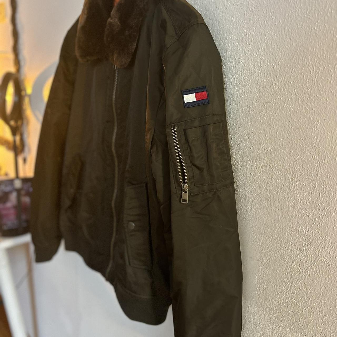 Tommy Hilfiger Women's Bomber Jacket - Khaki/Gree… - image 2