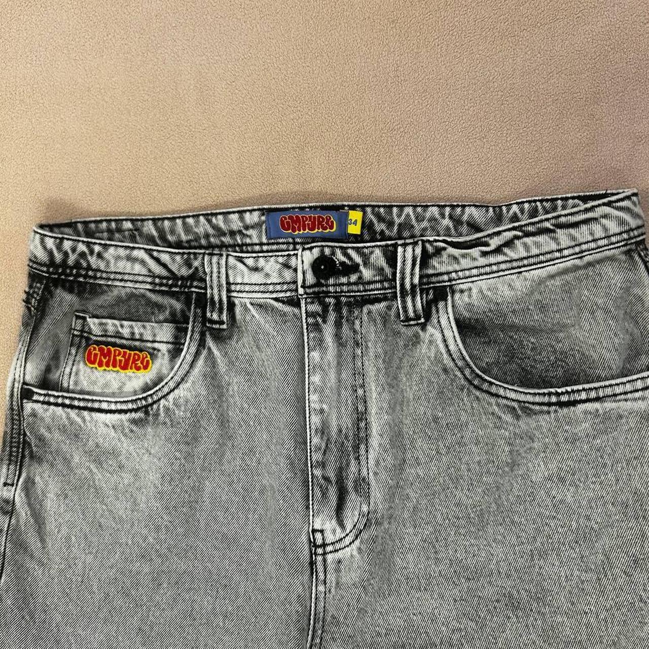 Polar Skate Big Boy Jeans grey colour wide leg... Depop