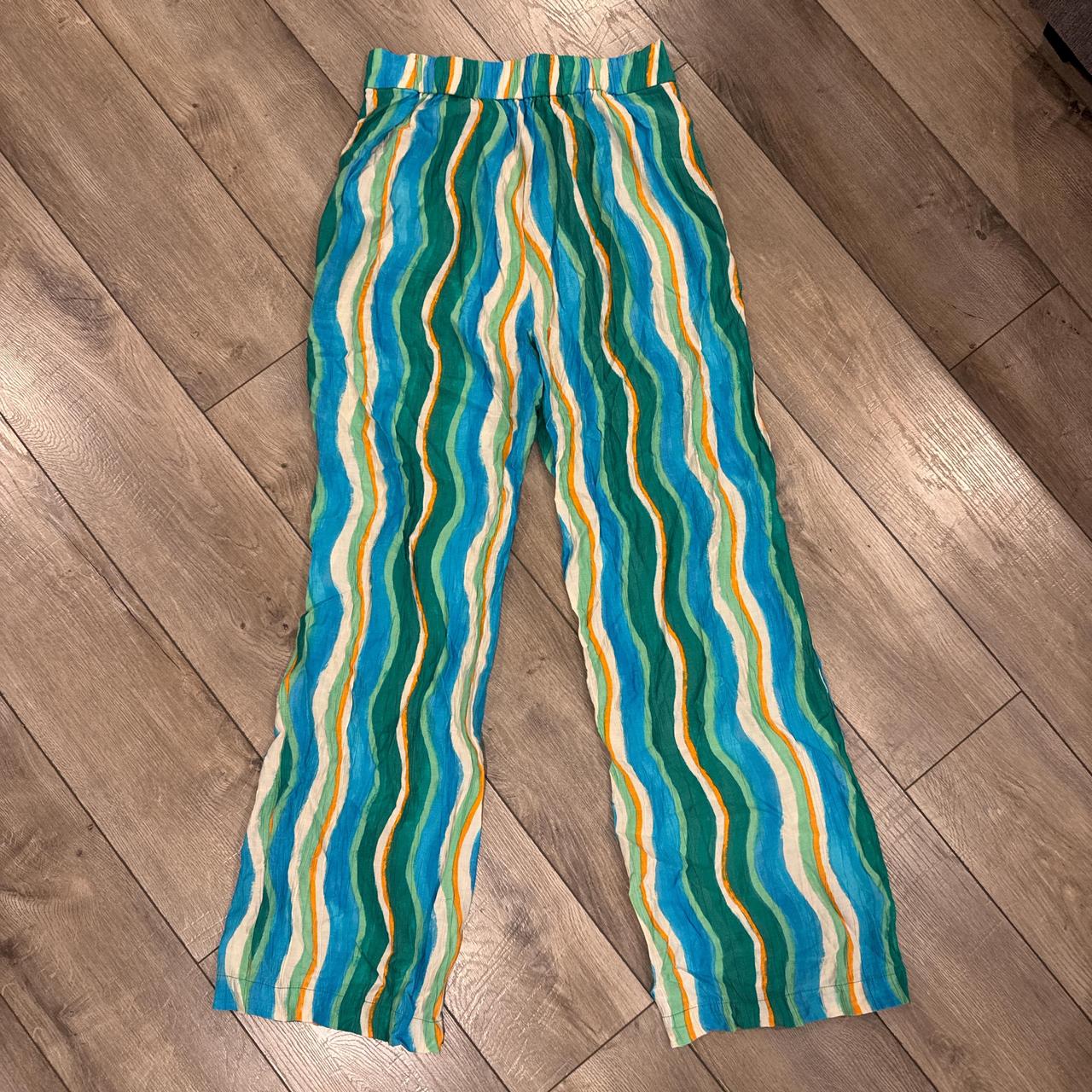 Mango Women's Pants - Multi - S – Multicolored st… - image 2