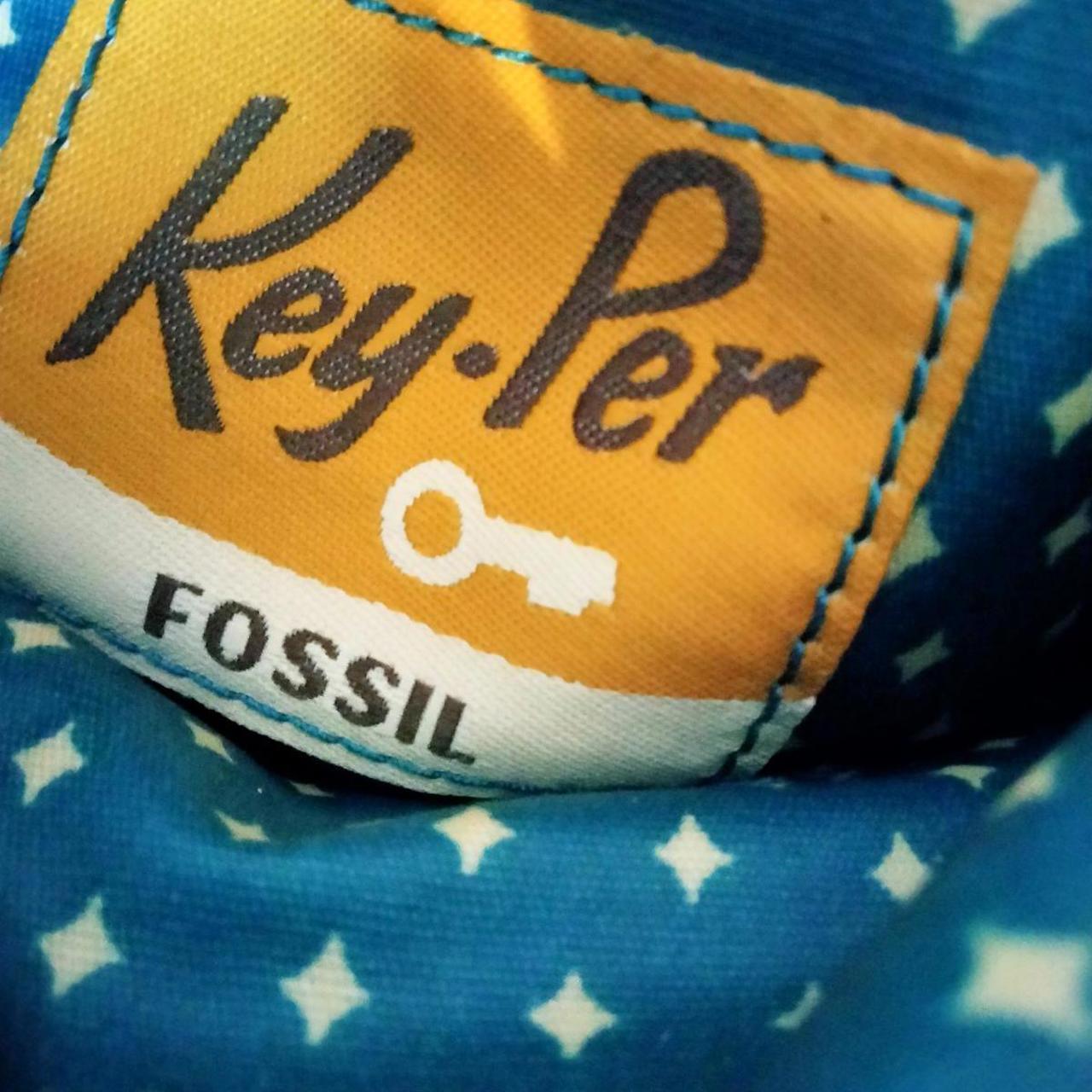 Fossil Women's Bag - Brown/White – Fossil Key-Per… - image 2