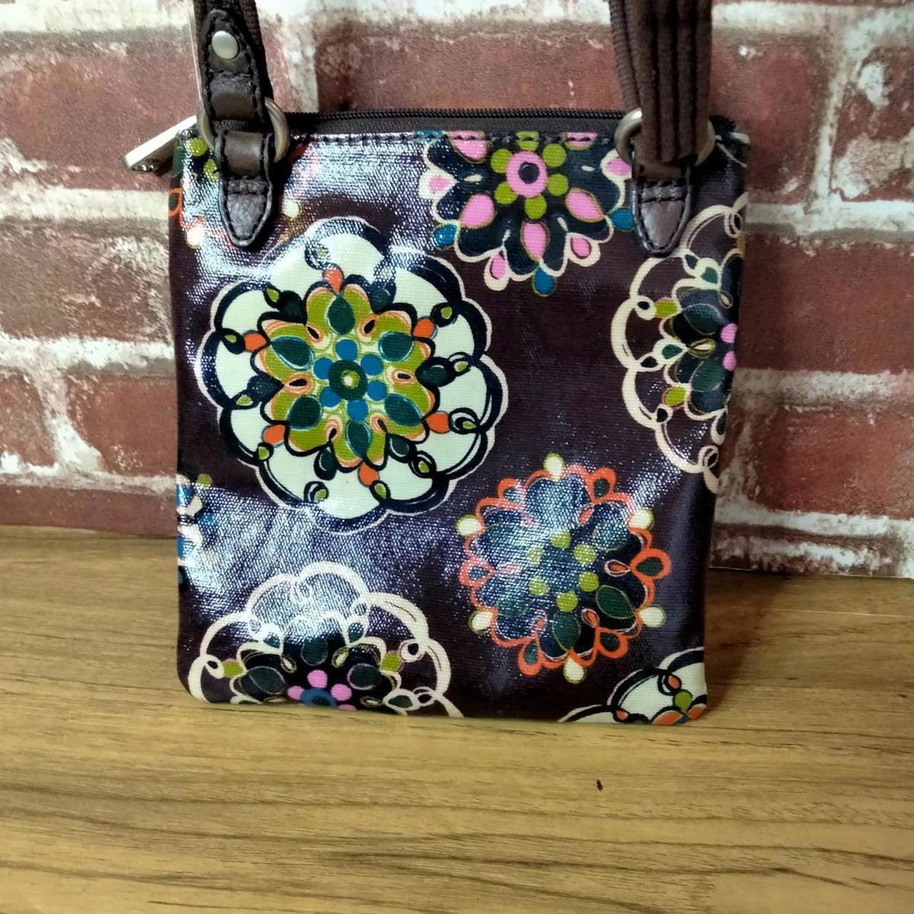 Fossil Women's Bag - Brown/White – Fossil Key-Per… - image 3