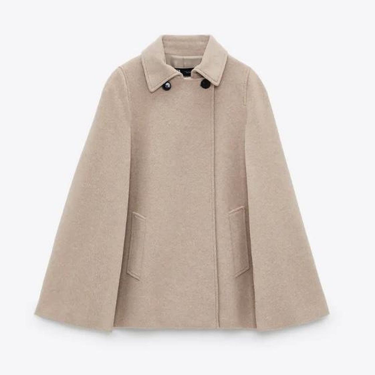 Cape shop coat zara