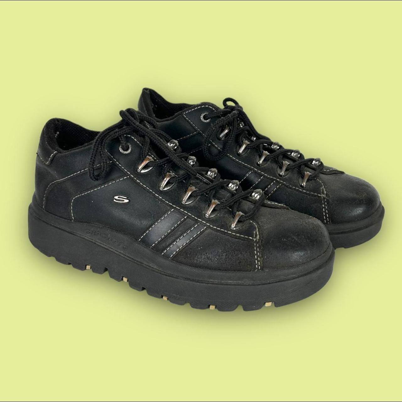 Vintage Skechers jammers Chunky high top lace up... Depop