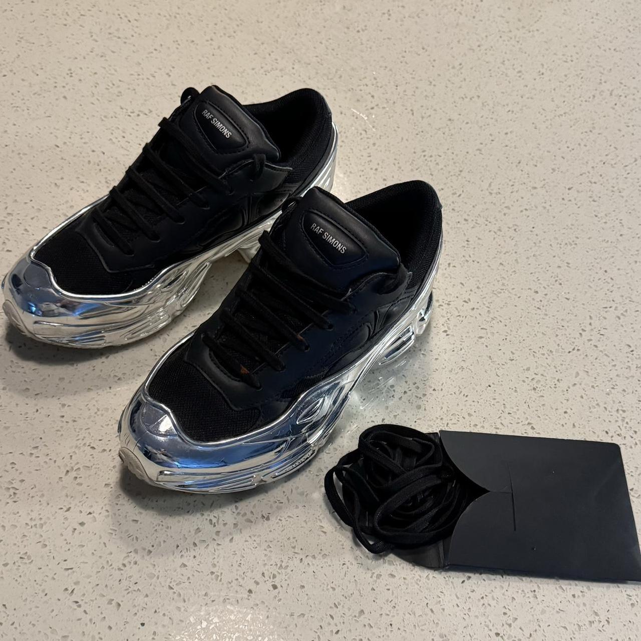 Adidas Ozweego Raf Simons Core Black Silver Metallic. Depop